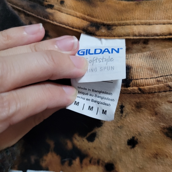 Bleach dyed Green Day Shirt size Medium - Picture 3 of 3